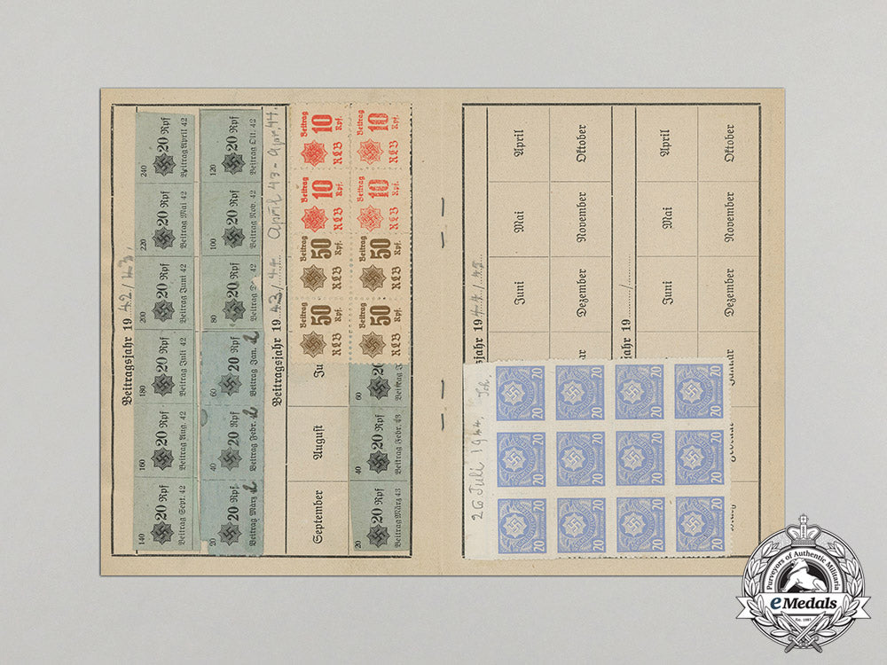 germany._three_id_cards(_rlb,_reichsnährstand,_ns-_frauenschaft)_dd_4495