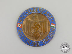 Germany. A Cased 1941 Drl Germany-Hungary Boxing Championship Medal