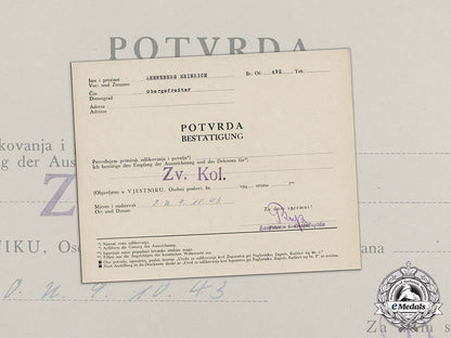 germany._a_croatian/_german_confirmation_document_for_the_crown_of_king_zvonimir_to_obergefreiter_renneberg_dd_5926