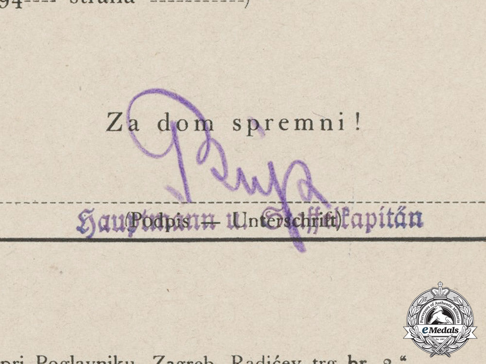germany._a_croatian/_german_confirmation_document_for_the_crown_of_king_zvonimir_to_obergefreiter_renneberg_dd_5928
