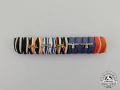 Germany. A First And Second War Wehrmacht (Heer) Army Long Service Medal Ribbon Bar