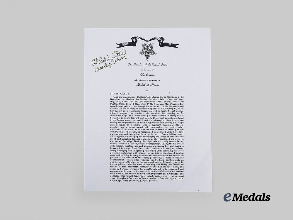 united_states._a_signed_photograph_of_congressional_medal_of_honor_recipient,1st_marine_division,_u_s_m_c_e_medals__w8674_3