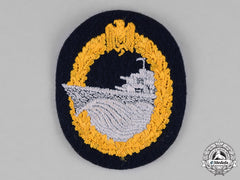 Germany, Kriegsmarine. A Destroyer War Badge, Cloth Version