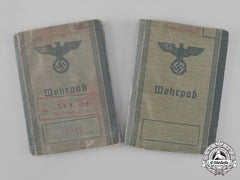 Germany, Wehrmacht. A Pair Of Second War Period Wehrpässe (Military Passports)