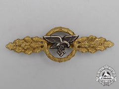 A Gold Grade Luftwaffe Squadron Clasp For Transport Pilots