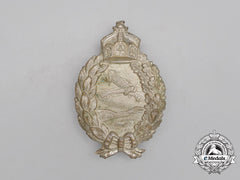 A First War Prussian Pilot’s Badge By C. E. Juncker; Stamped Version