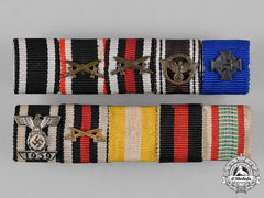 Germany, Wehrmacht. Two Third Reich Period Medal Ribbon Bars