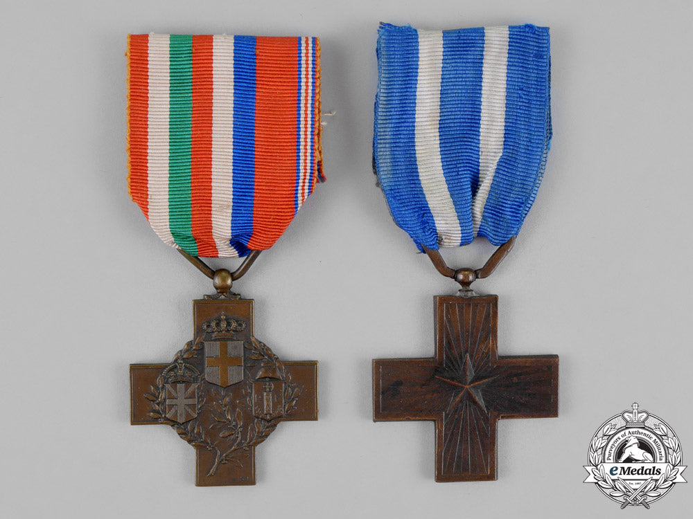 italy,_kingdom._two_campaign_crosses,_c.1918_dsc_1769