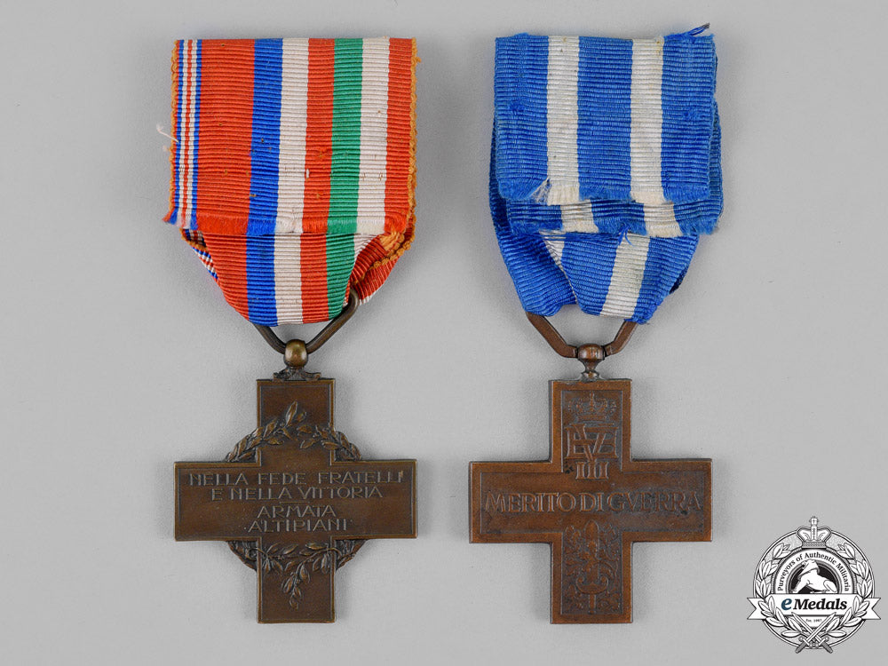 italy,_kingdom._two_campaign_crosses,_c.1918_dsc_1772