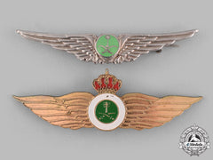 Saudi Arabia, Kingdom. Two Air Force (Rsaf) Pilot Badges