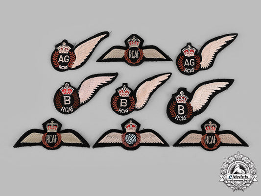 canada._a_lot_of_nine_royal_canadian_air_force(_rcaf)_badges_dsc_1888_1