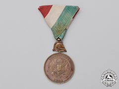 Hungary, Kingdom. An Alapittatott Fire Brigade Long Service Medal For Ten Years' Service