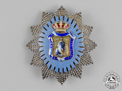 Spain, Kingdom. Royal Cavalry Armory Of Granada, Master Council Breast Star C.1910