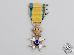 Sweden, Kingdom. A Miniature Order Of The Sword In Gold