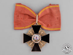 Russia, Imperial. An Order Of St.anne In Gold, 2Nd Class, C.1875
