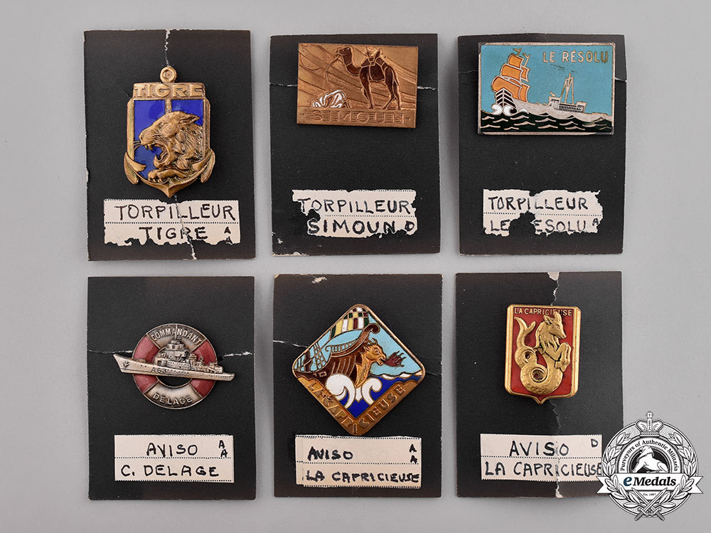 france,_republic._a_lot_of_six_french_torpedo_boat_and_dispatch_boat_badges_dsc_3654