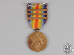 United States. A World War I Victory Medal, 3 Clasps