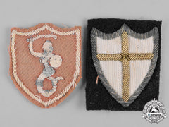 Poland, Republic. Two Second War Army Sleeve Insignia