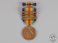 United States. A World War I Victory Medal, Four Clasps