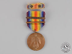 United States. A World War I Victory Medal, Two Clasps