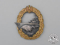 An Early Manufacture Kriegsmarine Destroyer War Badge