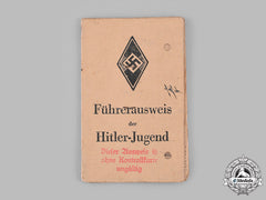 Germany, Hj. A Hj Leader’s Identification Booklet To Helmut Schulz
