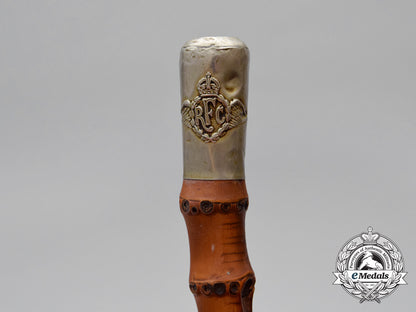 first_war_officer's_swagger_stick_with_combats_in_the_air_report,_attributed_to_lieutenant_herbert_howard_snowden_fowler,_royal_air_force_dsc_5809_3_
