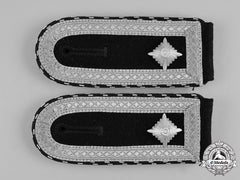 Germany, Heer. A Pair Of Rare Armoured Combat Engineer Sergeant Shoulder Boards