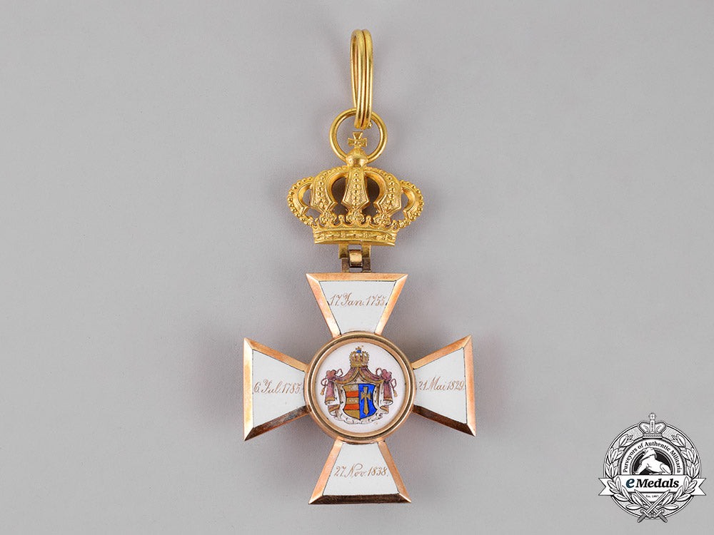 oldenburg._a_house_and_merit_order_of_duke_peter_friedrich_ludwig_in_gold,_commander,_c.1890_dsc_7140