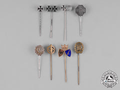 Germany, Third Reich. A Lot Of Third Reich Period Stick Pins