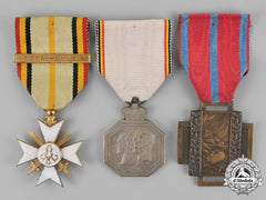 Belgium, Kingdom. Three Awards & Decorations