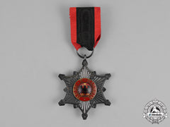 Albania, Italian Protectorate. An Order Of The Black Eagle, Knight's Badge, C.1930