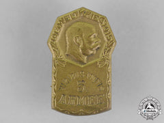 Austria, Empire. A 5Th Army Corps Cap Badge, C.1915