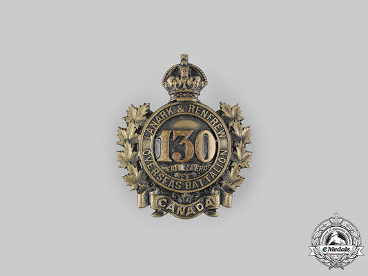 canada,_cef._a130_th_infantry_battalion"_lanark_and_renfrew_battalion"_cap_badge,_c.1915_dsc_8908