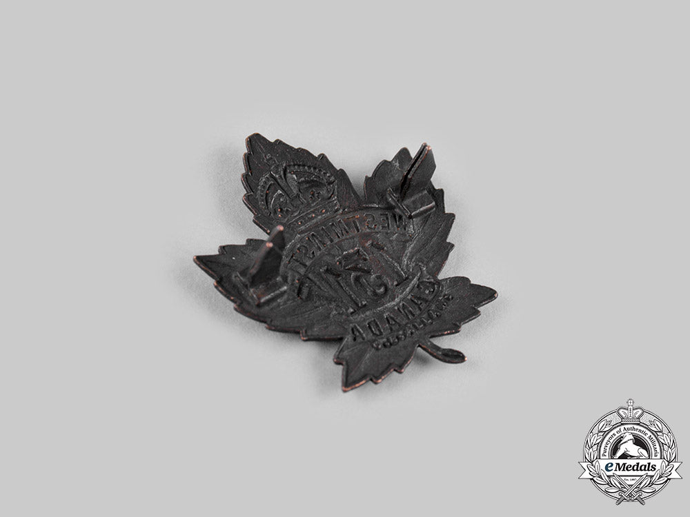 canada,_cef._a131_st_infantry_battalion"_westminster_battalion"_cap_badge,_by_o.b.allan,_c.1915_dsc_8921