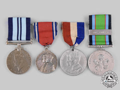 United Kingdom. A Lot Of Four British Medals And Awards