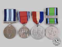 United Kingdom. A Lot Of Four British Medals And Awards