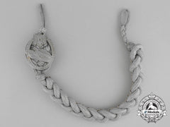 A Panzer Shooting Lanyard; Grade I