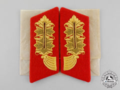 An Absolutely Mint And Unissued Set Of Second War German General Major Collar Tabs