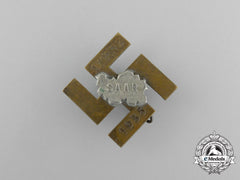 A 1935 Anschluss Of The Saar (March 1St) Celebration Badge By Deschler Of Munich