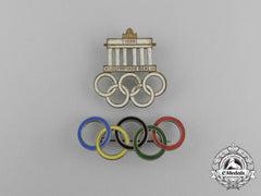 A Grouping Of Two Xi Summer Olympic Games (1936) Pins