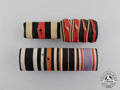 Three First And Second War German Medal Ribbon Bars