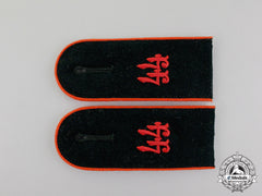 A Mint Matching Pair Fo Wehrmacht 44Th Artillery Division Enlisted Man Shoulder Boards