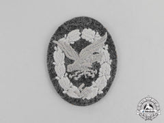 Germany. A Mint And Unissued Luftwaffe Radio Operator & Air Gunner Badge; Cloth Version
