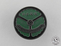 An Absolutely Mint Nskk Wartime Female Truckdriver’s Identification Badge By Wächlter & Lange