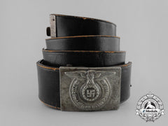 An Ss Enlisted Man's Belt With Buckle By Overhoff & Cie