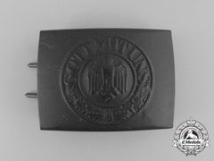 A Mint Kriegsmarine Enlisted Man's Belt Buckle By Overhoff & Cie
