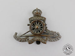 Canada. A First War Officer's Royal Canadian Garrison Artillery General Service Cap Badge With Canada Scroll