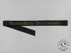 A Full Length Marineschule Wesermünde Cap Tally