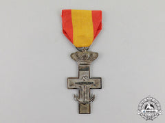 Spain. An Order Of Naval Merit, Silver Cross, Type Ii (1891-1931)